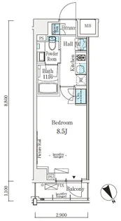 ソラニテ馬込【3階】の間取り