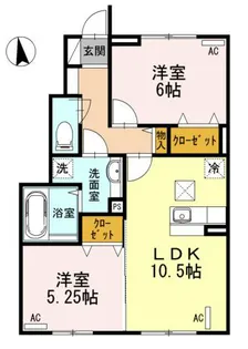 ポラリスFI【1階】の間取り