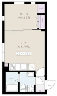 西新宿レジデンス【3階】の間取り