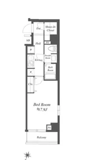 GENOVIA荻窪skygarden【7階】の間取り