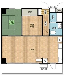 さくらヴィレッジ【1階】の間取り