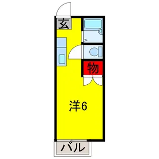 サンシティ君塚【2階】の間取り