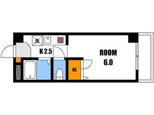 スカイシティ川内【5階】の間取り