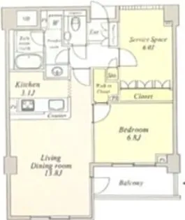 ジェイパーク目黒IV【4階】の間取り