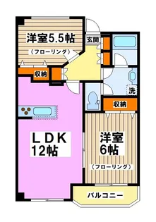 ラベンダーテラス【2階】の間取り