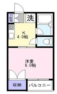 メゾンシラカワ江戸川【2階】の間取り