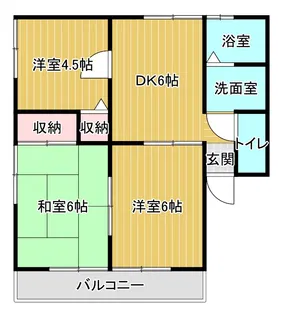 パールハイム【1階】の間取り