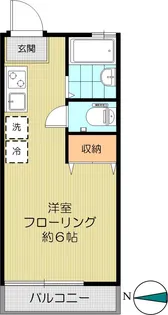 友愛ハイム【1階】の間取り