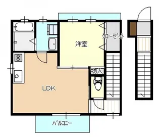 アクアカーサ【2階】の間取り