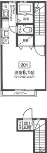 エルキューブ【2階】の間取り