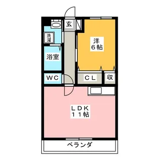 プリマクラッセ【4階】の間取り