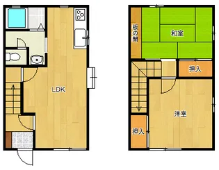パルクメゾンB【1階】の間取り