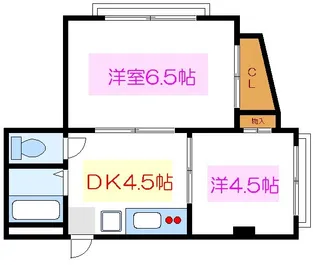 真島ビル【3階】の間取り