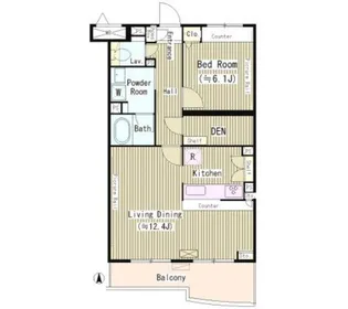 グリーンテラス久が原【3階】の間取り