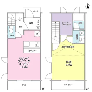 アヴェニール上北沢の間取り