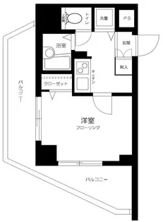 スカイコート原宿【3階】の間取り