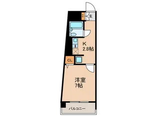 早稲田永谷マンション【4階】の間取り