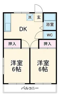 ラ・キューブ【1階】の間取り