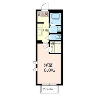 ディアナA【1階】の間取り