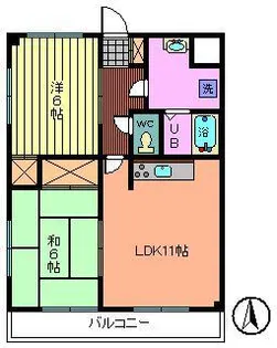 K.Yリーフ【2階】の間取り