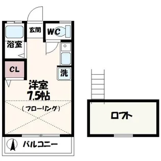 コーポハル【2階】の間取り