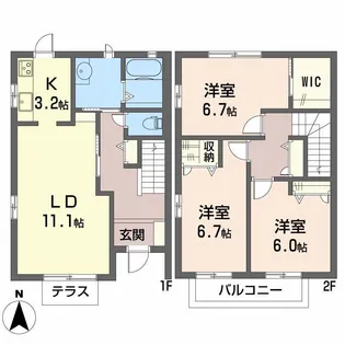 シャルム真美の間取り