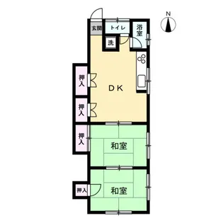 川崎ハイツ【1階】の間取り