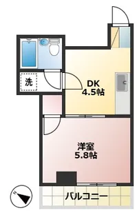 メゾン・ド・クラルテ【4階】の間取り
