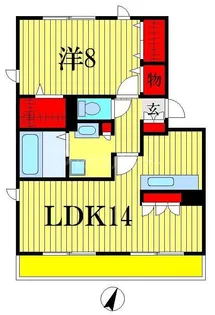 ソレイユ【2階】の間取り
