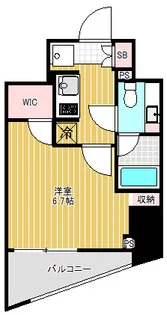 SIL西五反田【10階】の間取り