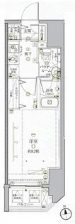 クレイシア秋葉原EAST【9階】の間取り