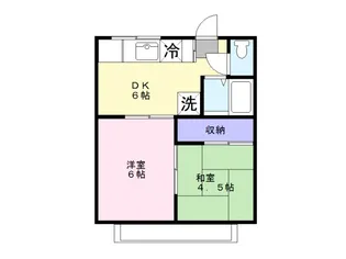 マインド北野【2階】の間取り