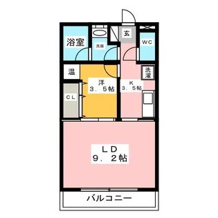 マイ・マイン明【3階】の間取り