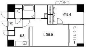 クレストシティ中井町【5階】の間取り