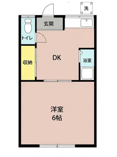 丸山ハイツ【1階】の間取り