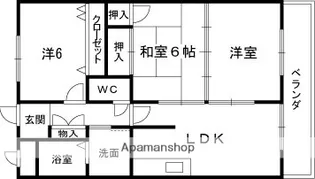 KSハイツ【2階】の間取り
