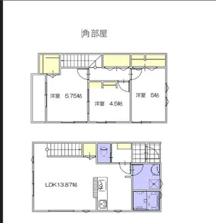 リーブルファイン春日部増富【1階】の間取り