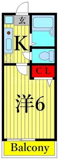 ベルドーラ一之江C【2階】の間取り