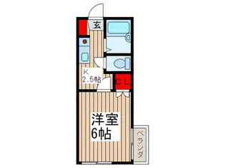 ウェルフェア【2階】の間取り
