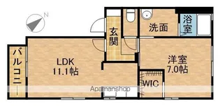 アニマートII【1階】の間取り