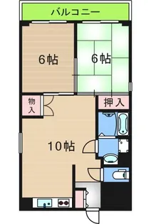 ルネサンライズHORIMOTO【4階】の間取り