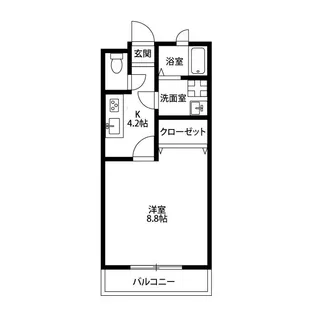 アムール HARUTAA【1階】の間取り