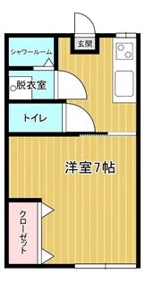 シティハイム【1階】の間取り