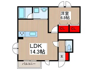 Windsor Court North【1階】の間取り