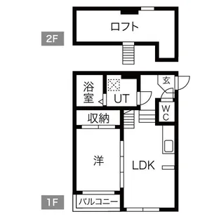 エアストSA【1階】の間取り