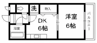 シギハイツ竹田【2階】の間取り