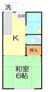 コーポ臼井【1階】の間取り