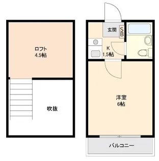 MAC’S富士見【2階】の間取り