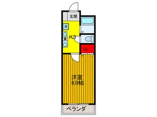 アネシス【2階】の間取り
