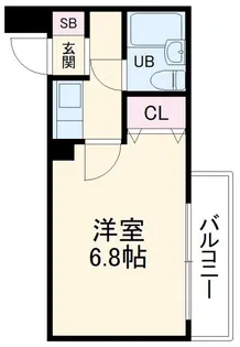 ユーコート浦安【2階】の間取り
